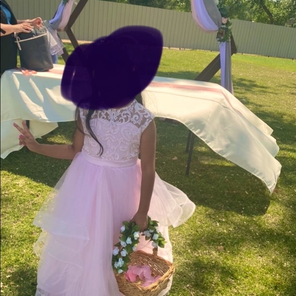 Blush Pink - Dress perfect for a Party, Special Occasion or Flower Girl - Picture 5 of 8